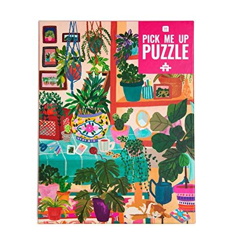 Talking Tables Legpuzzel kamerplant 1000 stukjes - kleurrijk geïllustreerd ontwerp