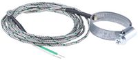 RS PRO Roestvrij stalen thermoelement type K, Ø 30 → 40 mm x 2 m → +1100 °C
