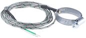 RS PRO Roestvrij stalen thermoelement type K, Ø 30 → 40 mm x 2 m → +1100 °C