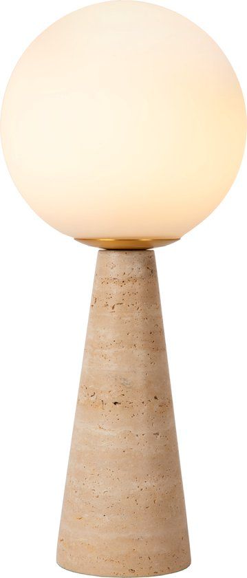 Lucide EVIN - Tafellamp - 1xE27 - Opaal