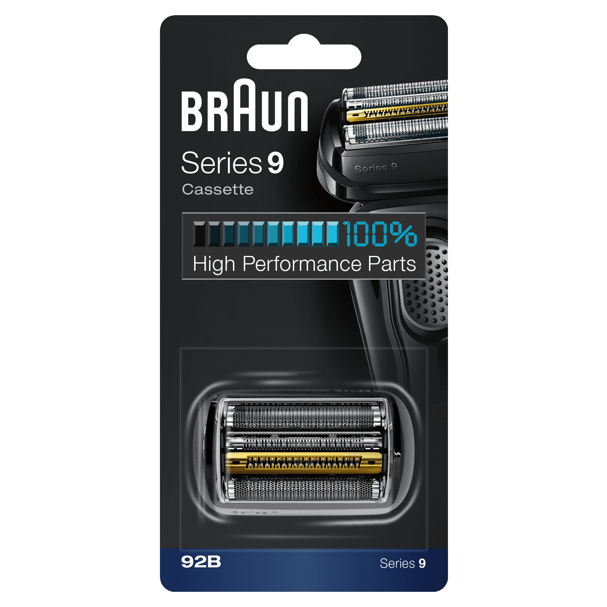 Braun Series 9 92B Elektrisch Scheerapparaat Reservekop Cassette - Zwart zwart