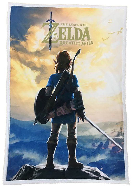 Sherpa Pyramid The Legend Of Zelda Botw Link Fleecedeken Transparant