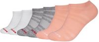 s.Oliver Unisex Sneakersokken, 6-Pack, Gekamd Katoen, Coral Cloud