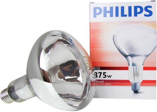 Philips Infraroodlamp R 125 IR 375 W E 27 230 250 V