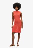 Superdry - Gehaakte mini-jurk met visgraatmotief - Dames - Jurken