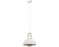 EGLO Calmanera Hanglamp - Ø 32.5 cm - Wit/Geelkoper - Staal