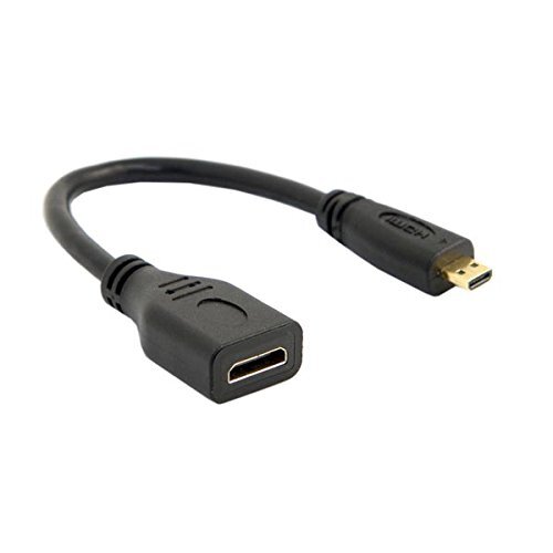 Systems Micro HDMI 1.4 Type D mannelijk naar Mini HDMI 1.4 Type C (female) bus kabel adapter converter 15 cm