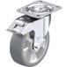 Blickle L-ALTH 125K-FI-AS Zwenkwiel met rem Wieldiameter: 125 mm Draagvermogen (max.): 250 kg 1 stuk(s)