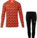 Uhlsport Progressive Keeperset Kinder - Fluorrot / Schwarz | Größe: 140