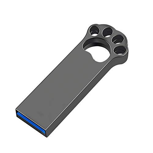 UFARID Nieuw karikatuur USB 3.0 flash drive USB-sticks metalen geheugenstick USB-stick data opslag USB stick waterdichte sprong aandrijving voor computer, autoradios, smart tv enz (32GB, grijs)