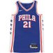 Maillot NBA Icon 23 Dri-fit Swingman N° 21 Joel Embiid Phi76e Rush Blue Débardeur de basketball pour homme