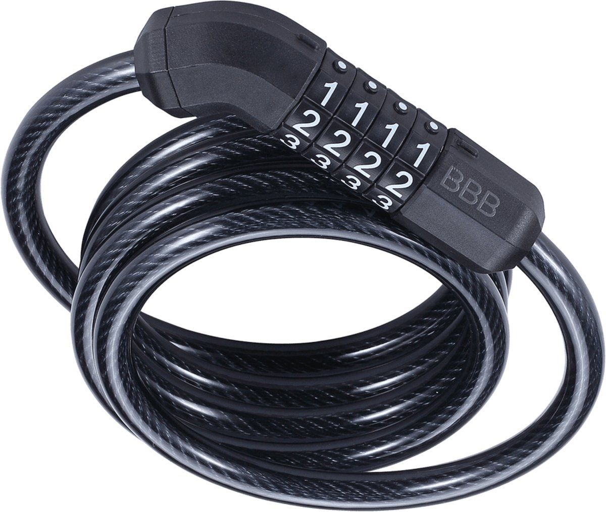 BBB Cycling QuickCode BBL-66 Kabelslot - Zwart