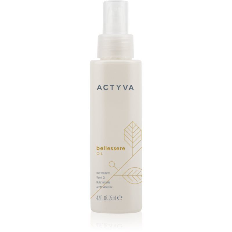 Kemon Group Actyva - Huile pour tous les types de cheveux, avec huiles d'argan et lin, effet soie et anti-frisottis - 125 ml