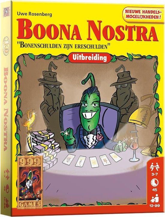 999 Games Boonanza: Boona Nostra Uitbreiding Kaartspel - Denkspel & Educatief spel - Nederlands