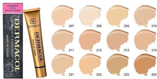 Dermacol camouflage make-up cover legendary high covering make-up - 30 gram - tint 209