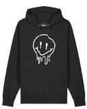 Watapparel Sweatshirt 'Smiley' zwart / wit