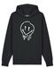 Watapparel Sweatshirt 'Smiley' zwart / wit