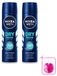 NIVEA MEN Dry Fresh Deodorantspray - 150 ml - Voordeelverpakking - 2 stuks