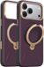 Torras QPRO Leather Series Coque arrière pour Apple iPhone 18 Pro Max / iPhone 17 Pro Max - Violet