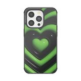 PopSockets: PopCase (voor MagSafe) - Telefoonhoesje voor iPhone 15 Pro met een herpositioneerbare PopGrip Slide Phone Stand en Grip met een verwisselbare top, PowerPuff Girls - Green Spice