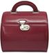 Windrose Merino Sieraden & Juwelendoos - Imitatieleer - Rood