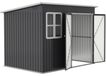 Outsunny abri de jardin, avec fenêtre, 260 x 177 x 190 cm, gris foncé