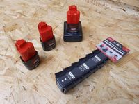 Stealthmounts Batterijhouder Milwaukee M12 - 6 delig