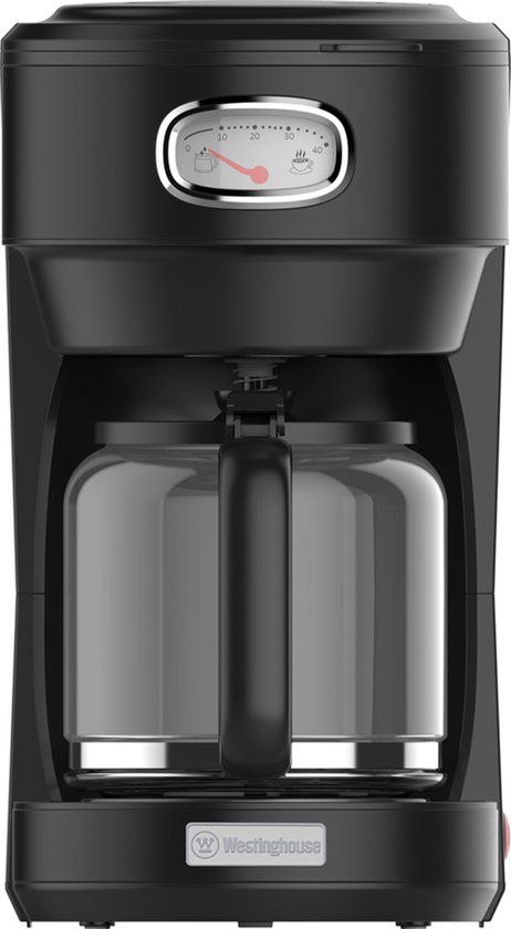 Westinghouse Retro Serie - Filterkoffie Machine - Zwart - 10 Koppen - Herbruikbare Filter