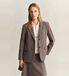 Gant Blazer Americanas Reg Houndstooth taupe