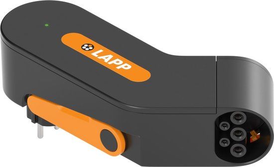 LAPP EV Type 2 - CEE 7/7 stopcontactadapter - 2,3kW - 230V - 10A - Zwart