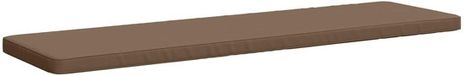 vidaXL - 1-delig - Bankkussen - VUGHT - 100% - Polyester - Taupe - 180 x 50 x 5 cm