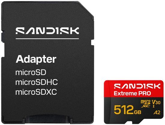 SanDisk microSDXC Extreme PRO 512GB