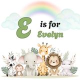 E IS FOR EVELYN: Personalized Alphabet Adventure - Custom Initial & Name ABC Learning Book for Preschoolers