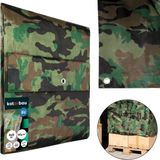 KOTARBAU® Afdekzeil - Polyethyleen - 4 x 6 m - Camouflage - 90 g/m² - Waterdicht