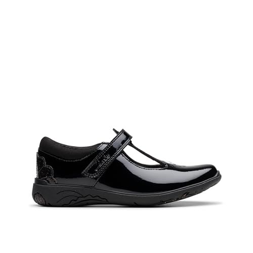 Clarks Black Pat 34.5 EU
