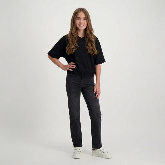 Cars Jeans T-shirt Sandy jr. - Meisjes - Zwart - Maat 116
