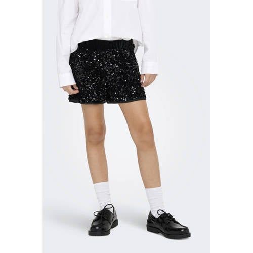 ONLY KIDS ONLY Winter Shorts Girls - Black - Size 146 - Regular Fit - Sequin