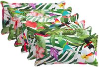 vidaXL - Kussensloop - 6 stuks - Houten - Meerkleurig - 40 x 70 cm - Polyester