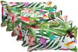 vidaXL - Kussensloop - 6 stuks - Houten - Meerkleurig - 40 x 70 cm - Polyester