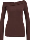 WE Fashion Dames jersey off-shoulder top