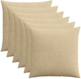 vidaXL Kussensloop 6 stuks ALMELO Grijs Groen 55 x 55 cm Corduroy