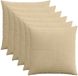 vidaXL Kussensloop 6 stuks ALMELO Grijs Groen 55 x 55 cm Corduroy