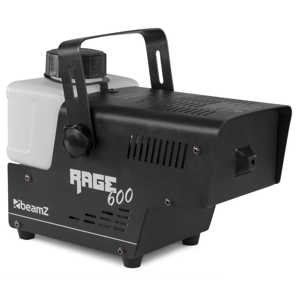 BeamZ RAGE600 - Rookmachine - 600W - Zwart/Wit