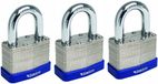 Merkloos / Sans marque Sterling LPL443 Hangslot Set van 3 - Dubbele Vergrendeling
