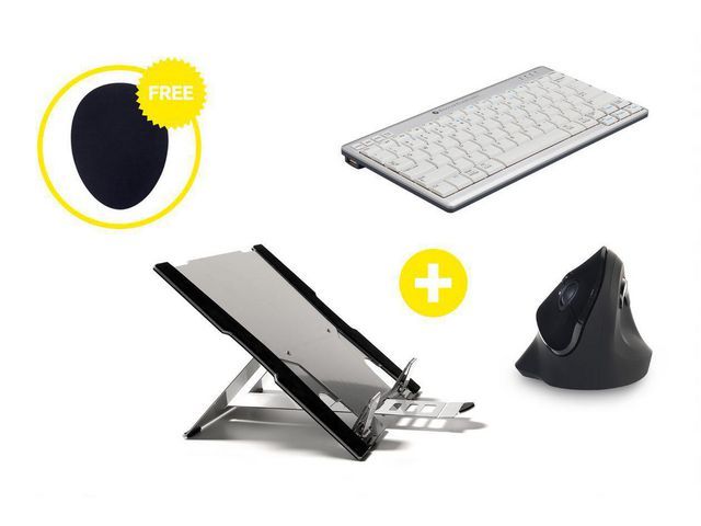 BakkerElkhuizen Homeworking Professional Plus US/EUR with Free Mousepad