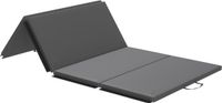 HOMCOM Gymnastiekmat 240x120x5cm Synthetische coating Grijs