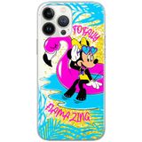 ERT GROUP mobiel telefoonhoesje voor Apple iPhone 13, origineel en officieel erkend Disney patroon Minnie 025, optimaal aangepast aan de vorm van de mobiele telefoon, met glitter overloopeffect