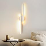 Mckalen Wandlamp voor binnen, led, 60 cm, 24 W, aluminium, warmwit, 3000 K
