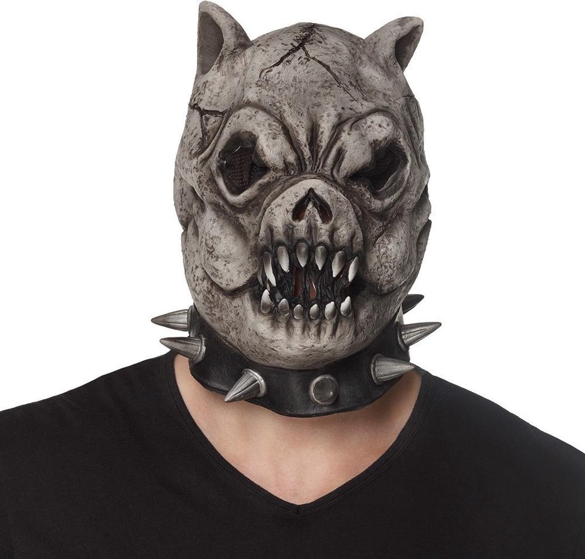 - Latex hoofdmasker Evil bulldog