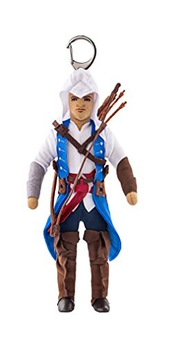 Assassin's Creed FragStore Assassins Creed Keychain - Ratonhnhake Ton Plush Action Figure 21 cm - Assassin Creed III Game Merchandise Collectibles Original Figures Statue - Merch Assessories Speelgoed van Multicolor Polyester